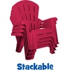 image:imageLittle Tikes Kids Garden Chair 4 Pack in Red Outdoor Toddler Activity Adirondack Chairs for Picnic Garden Patio Backyard amp Beach Outdoor Chair Set4 Pack