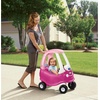 image:imageLittle Tikes Princess Cozy Coupe RideOn Toy  Toddler Car Push and Buggy Includes Working Doors Steering Wheel Horn Gas Cap Ignition Switch  For Boys and Girls Active Play  Magenta