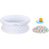 image:imageLittle Tikes Sweet Spaces Inflatable Ball Pit w 250 Balls Sensory Play Indoors and Outdoors Boys and Girls Ages 12 Months 