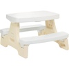 image:imageLittle Tikes Cloud Collection Easy Store Jr Play Table  White Foldable Toddler Picnic Table and Chair Set IndoorOutdoor Activity Table for Kids Boys and Girls Ages 18 Months to 5 Years