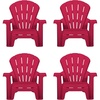 image:imageLittle Tikes Kids Garden Chair 4 Pack in Red Outdoor Toddler Activity Adirondack Chairs for Picnic Garden Patio Backyard amp Beach Outdoor Chair Set4 Pack