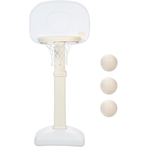 image:imageLittle Tikes Cloud Collection  TotSports Easy Score Basketball Set w 3 Balls  White
