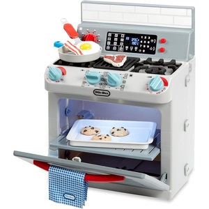 image:imageLittle Tikes First Oven Realistic Pretend Play Appliance for Kids Play Kitchen with 11 Accessories and Realistic Cooking Sounds Unique Toy MultiColor Ages 2