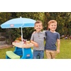 image:imageLittle Tikes Easy Store Picnic Table with Umbrella Multi Color 4200L x 3800W x 1975HBlueGreen