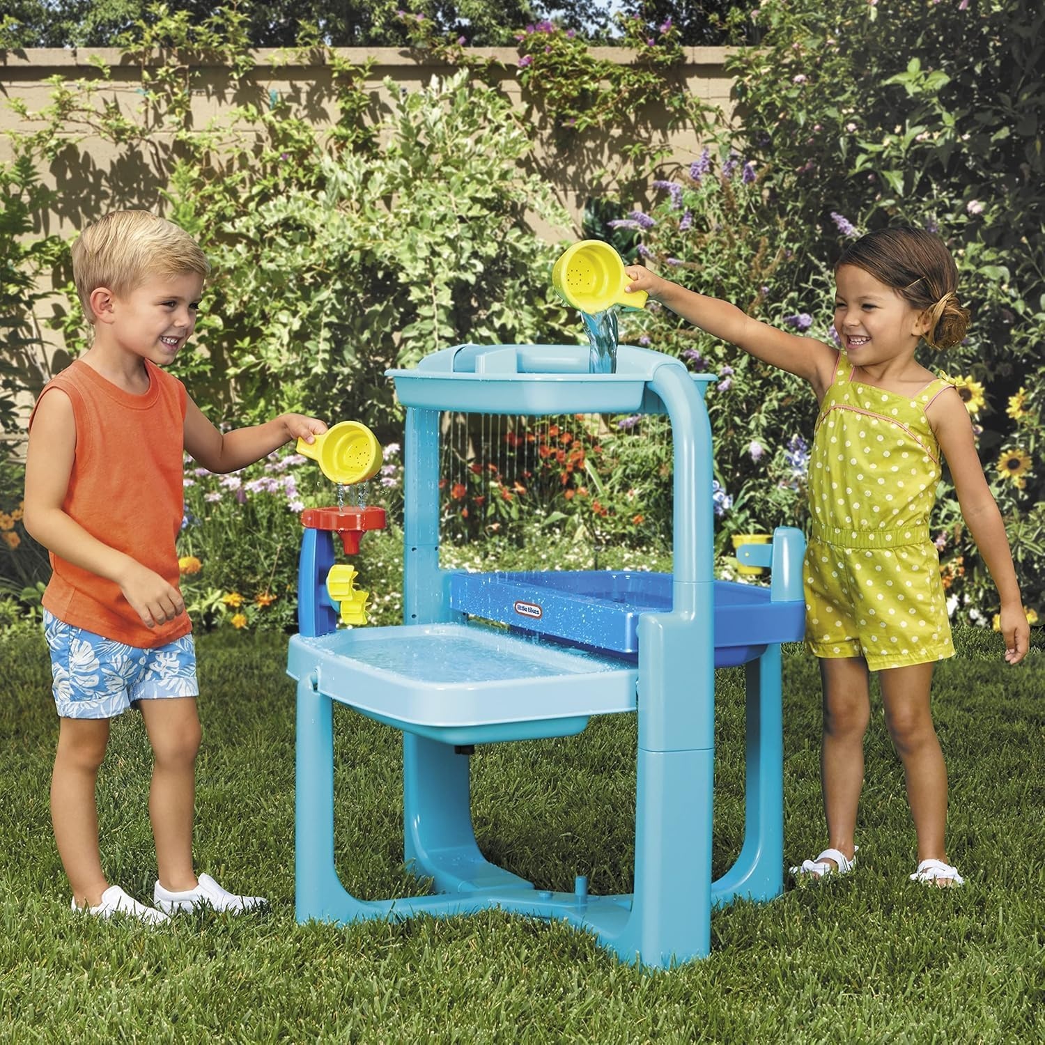 image:imageLittle Tikes Easy Store Outdoor Folding Water Play Table with Accessories for Kids Children Boys amp Girls 3 Years Mutlicolor 660429C3