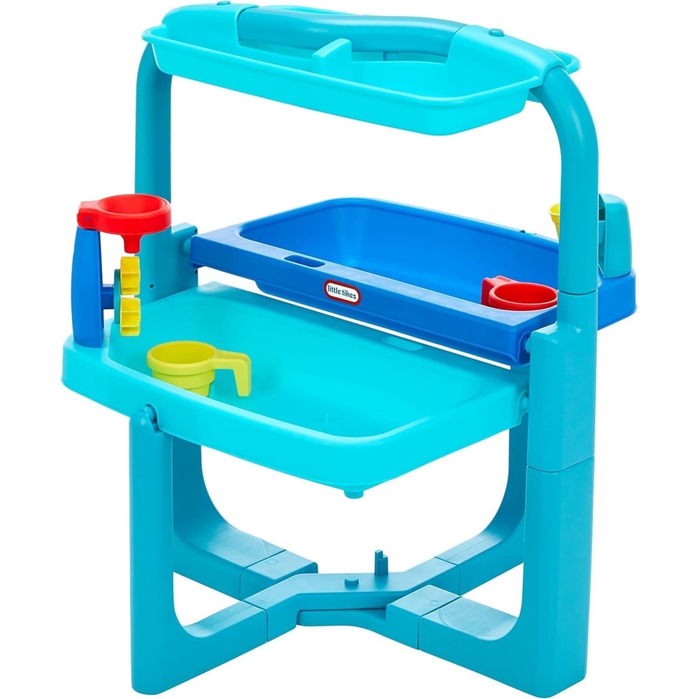 image:imageLittle Tikes Easy Store Outdoor Folding Water Play Table with Accessories for Kids Children Boys amp Girls 3 Years Mutlicolor 660429C3