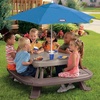 image:imageLittle Tikes Fold n Store Picnic Table with Market Umbrella Brown 632433MPicnic Table