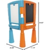 image:image2in1 Drawing Table  MultiSided Desk with Easel Chalkboard amp DryErase Board for Arts Crafts and Homework