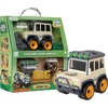 image:imageBig Adventures Binocular Searching Safari SUV STEM Toy Vehicle with Binoculars Flashlight and Compass for Girls Boys Kids Ages 3