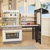 image:imageLittle Tikes Real Wood Caf amp Bakery Exclusive Wooden Play Kitchen with Realistic Lights Sounds and DualSided 20 Accessories Set Gift for Kids Toy for Girls Boys Ages 3 4 5 Years