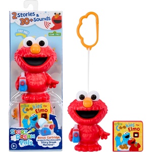 image:imageLittle Tikes Story Dream Pals Sesame Street Elmo Interactive Story Telling 4 Figure with Bonus Story Cartridge Talks Lights Up Key Chain Ages 3